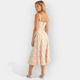 Gabriela | Midi Dress with Lacing