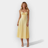 Gabriela | Midi Dress with Lacing