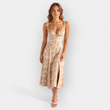 Gabriela | Midi Dress with Lacing