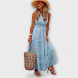 Lola | Bohemian Lace Maxi Dress