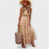 Lola | Bohemian Lace Maxi Dress