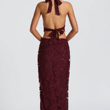 Myra Top - Cherry Patent