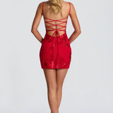 Nefertiti Mini Dress - Red