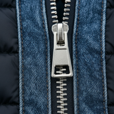 "Bjørn | Farmerdzseki Párnázott Panelek" can be rewritten as "Bjørn | Padded Panel Denim Jacket".