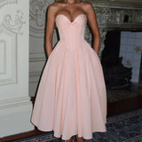 Prim Midi Dress - Soft Peach Color