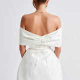 Raquel Mini Dress - Ivory
