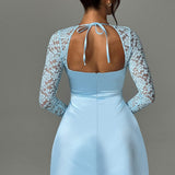 Sadie Mini Dress - Blue