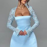 Sadie Mini Dress - Blue