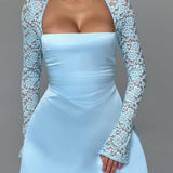 Sadie Mini Dress - Blue