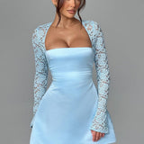 Sadie Mini Dress - Blue