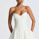 Salma Midi Dress - Ivory