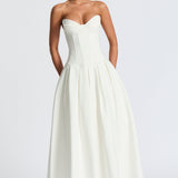 Salma Midi Dress - Ivory