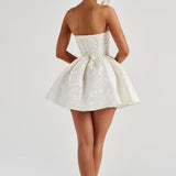 Salome Mini Dress - Ivory