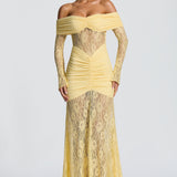 Sauline Lemon Maxi Dress