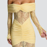 Sauline Lemon Maxi Dress