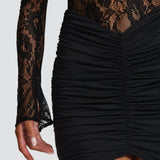 Sauline Mini Dress - Black