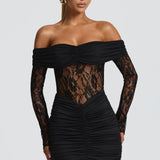 Sauline Mini Dress - Black