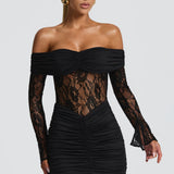 Sauline Mini Dress - Black