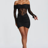 Sauline Mini Dress - Black