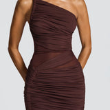 Shazia Mini Ruha - Plum Brown