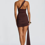 Shazia Mini Ruha - Plum Brown