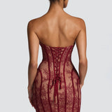 Bordó Sian Mini Dress