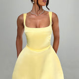 Sofie Mini Dress - Lemon