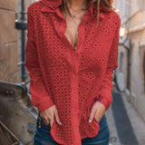 【M-4XL】💟Női V-kivágott Blúz
