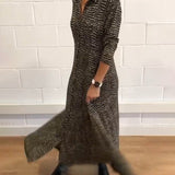 🥰 Elegáns ruha zsebekkel és hajtókákkal