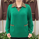 Prémium női felsők kockás gallérral (M-4XL méretben)