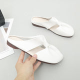 【EU 35-42】👡Oversized Hollow Flat Sandals