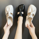 【EU 35-42】👡Oversized Hollow Flat Sandals