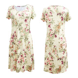 【S-2XL】🎀Elegáns női ruha kerek nyakkivágással és virágmintával