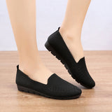 Női légáteresztő hálós slip-on alkalmi cipők