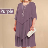 【L-4XL】💖Többrétegű középhosszú sifon szoknya