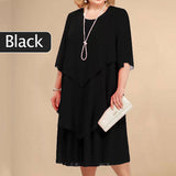 【L-4XL】💖Többrétegű középhosszú sifon szoknya