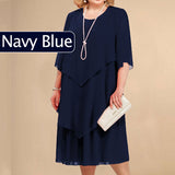 【L-4XL】💖Többrétegű középhosszú sifon szoknya