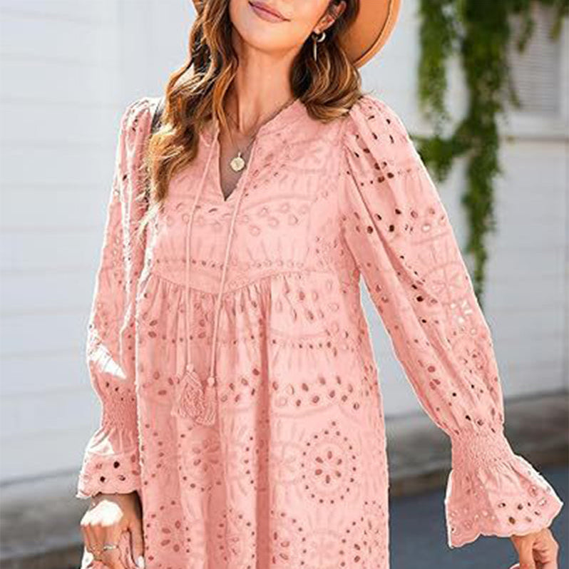 【S-2XL】💞 Kivágott Ujjú Elegáns Ruha