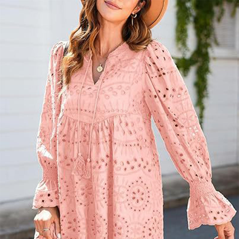 【S-2XL】💞 Kivágott Ujjú Elegáns Ruha