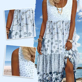 ✨👗 Női Ujjatlan Boho Stílusú Ruha