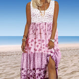 ✨👗 Női Ujjatlan Boho Stílusú Ruha