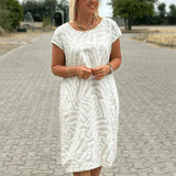 👗Női Casual Nyomtatott Zsebes Ruha