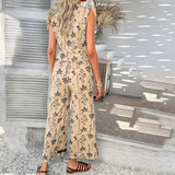 Boho stílusú mellény és széles szárú nadrág szett
