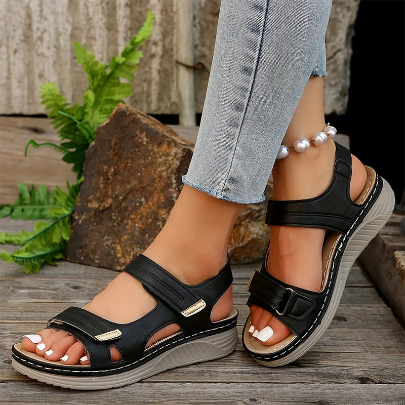 👡Női stílusos kivágott platform szandálok