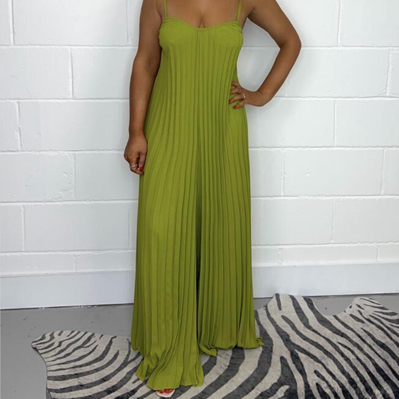 【S-4XL】💃 Women's Halter Neck Loose Jumpsuit