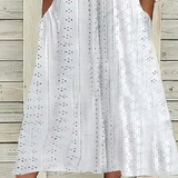 【M-3XL】👗Női elegáns V-nyakú, üreges designú ruha