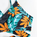 👗Női 3 részes virágmintás szexi fürdőruha
