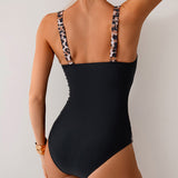 🏖️ Elegáns Halter Vállú Egyrészes Fürdőruha – Vékony Design, Maximális Stílus! Napozz Magabiztosan! ☀️