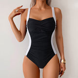 🏖️ Elegáns Halter Vállú Egyrészes Fürdőruha – Vékony Design, Maximális Stílus! Napozz Magabiztosan! ☀️