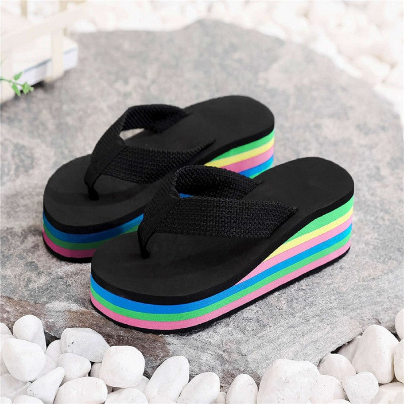 🌈Női alkalmi flip flop szivárványos talppal" can be rewritten as:

"🌈Női szivárványos talpú alkalmi flip flop